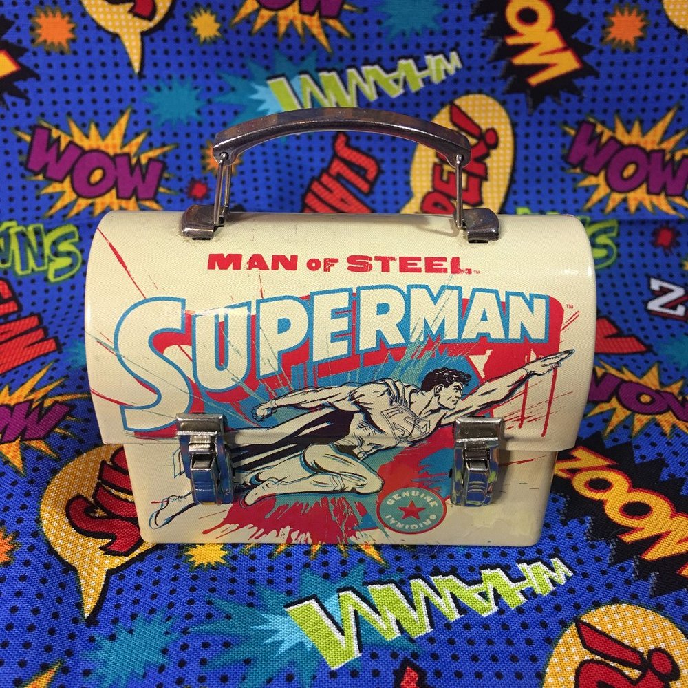 DC Comics Man Of Steel Superman Mini Lunch Pale